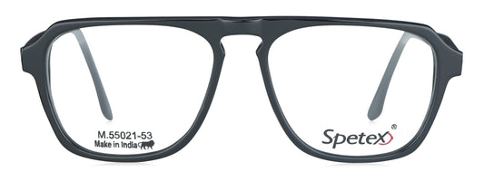 Spetex SPETEX M-55021 BLACK Medium Black Unisex Eyeglasses