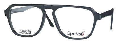 Spetex SPETEX M-55021 BLACK Medium Black Unisex Eyeglasses