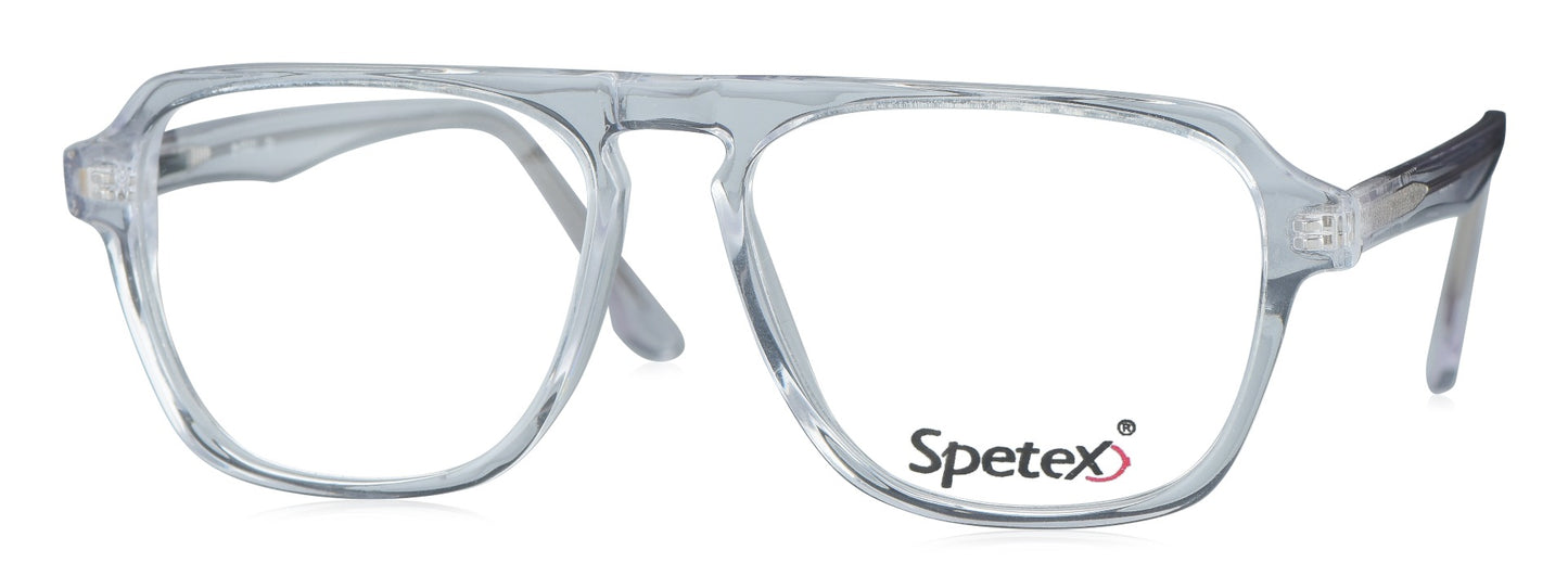 Spetex SPETEX M-55021 TRANSPARENT Medium Transparent Unisex Eyeglasses