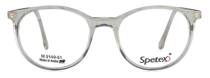 Spetex SPETEX M-9149 TRANSPARENT ORANGE Medium Transparent Orange Unisex Eyeglasses