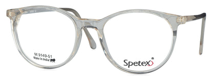 Spetex SPETEX M-9149 TRANSPARENT ORANGE Medium Transparent Orange Unisex Eyeglasses