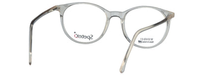 Spetex SPETEX M-9149 TRANSPARENT ORANGE Medium Transparent Orange Unisex Eyeglasses