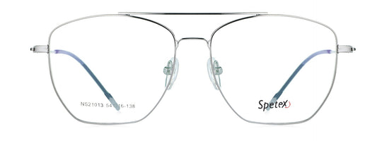 Spetex NS 21013 C5 Medium Silver Unisex Eyeglasses