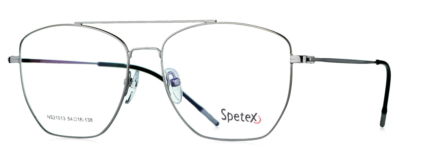 Spetex NS 21013 C5 Medium Silver Unisex Eyeglasses