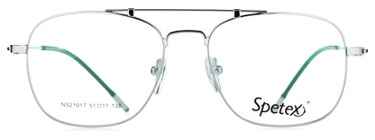 Spetex NS 21017 C5 Medium Silver Unisex Eyeglasses