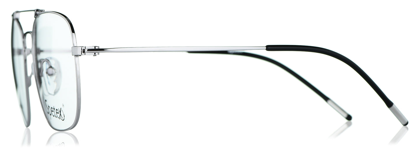 Spetex NS 21017 C5 Medium Silver Unisex Eyeglasses