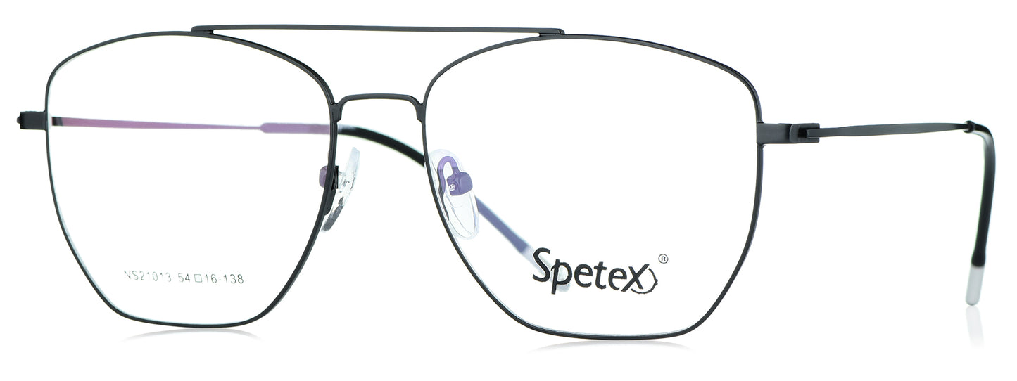 Spetex NS 21013 C3 Medium Black Unisex Eyeglasses