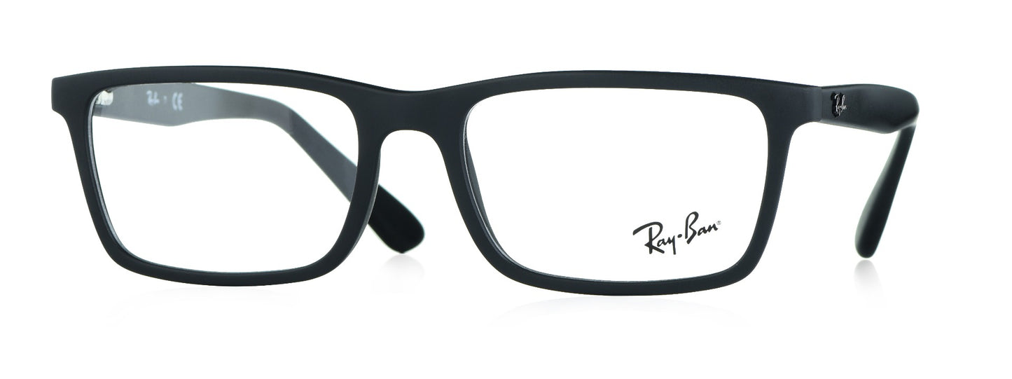 Ray-Ban RB 7091-I 5196 Medium Matt Black Unisex Premium Eyeglasses