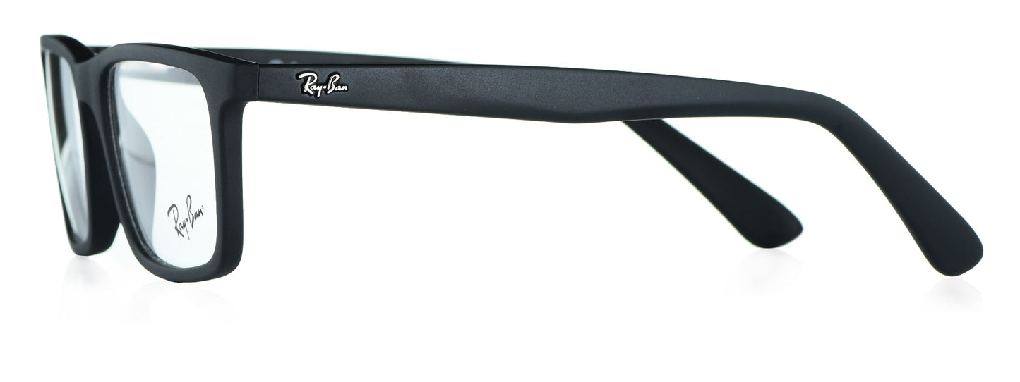 Ray-Ban RB 7091-I 5196 Medium Matt Black Unisex Premium Eyeglasses