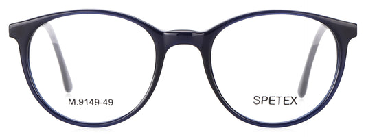 Spetex M 9149 49 Medium Blue Unisex Eyeglasses