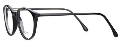 Spetex M 9149 49 Medium Black Unisex Eyeglasses