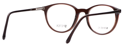 Spetex M 9149 49 Medium Brown Unisex Eyeglasses