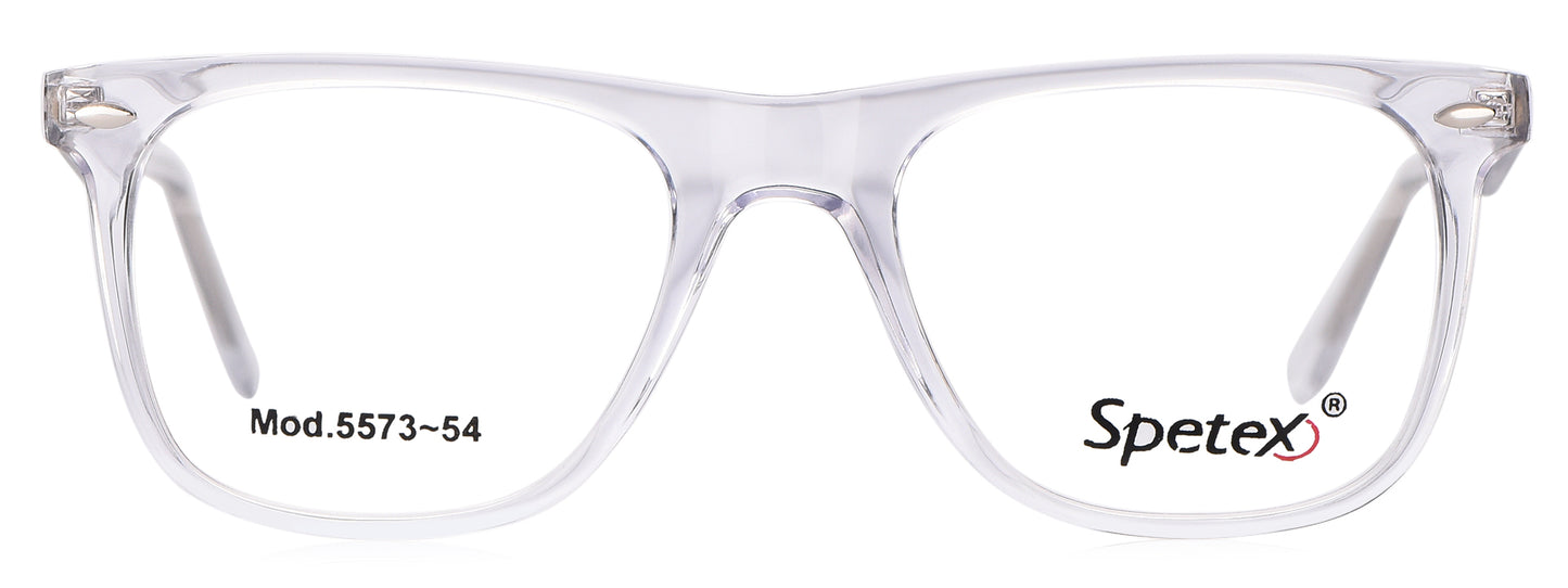 Spetex 5573 54 Medium Transparent Unisex Eyeglasses