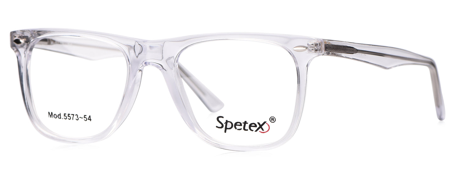 Spetex 5573 54 Medium Transparent Unisex Eyeglasses