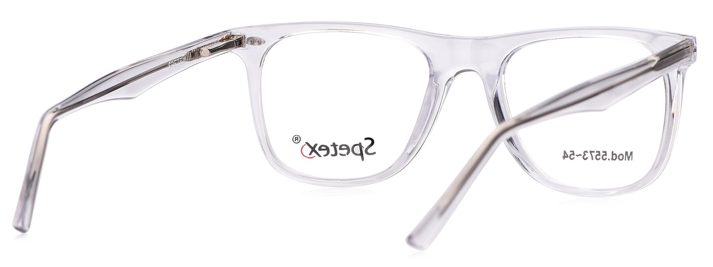 Spetex 5573 54 Medium Transparent Unisex Eyeglasses