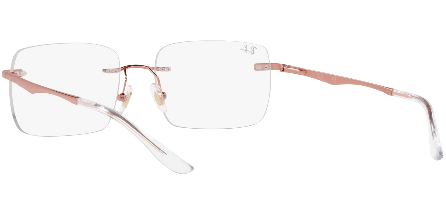 RAY-BAN 0RX6483I 3094 - Rose gold Eyeglasses